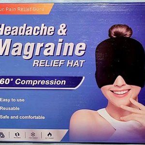Migraine Relief Cap Ice Head Wrap Headache and Migraine Hat Headache Relief